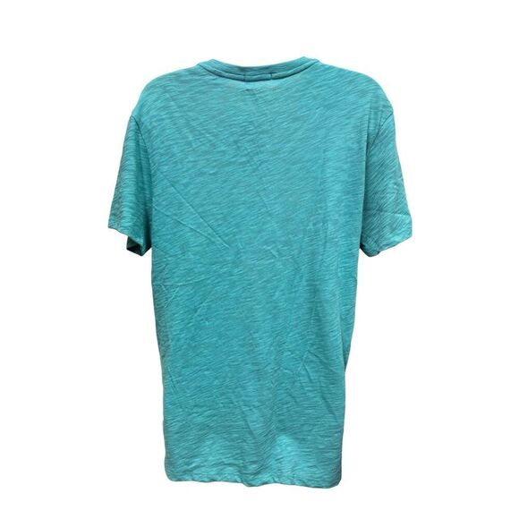 ATM Mens V-Neck Slub T-Shirt Green NWT Size Small - Picture 3 of 8